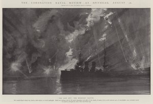 De kroningsvlootrevue bij Spithead, 16 augustus